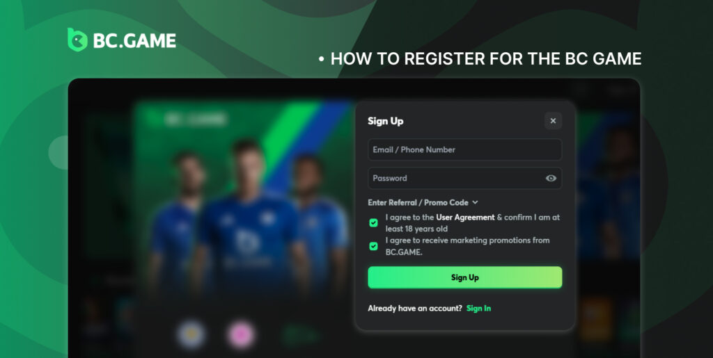 BC India game registration