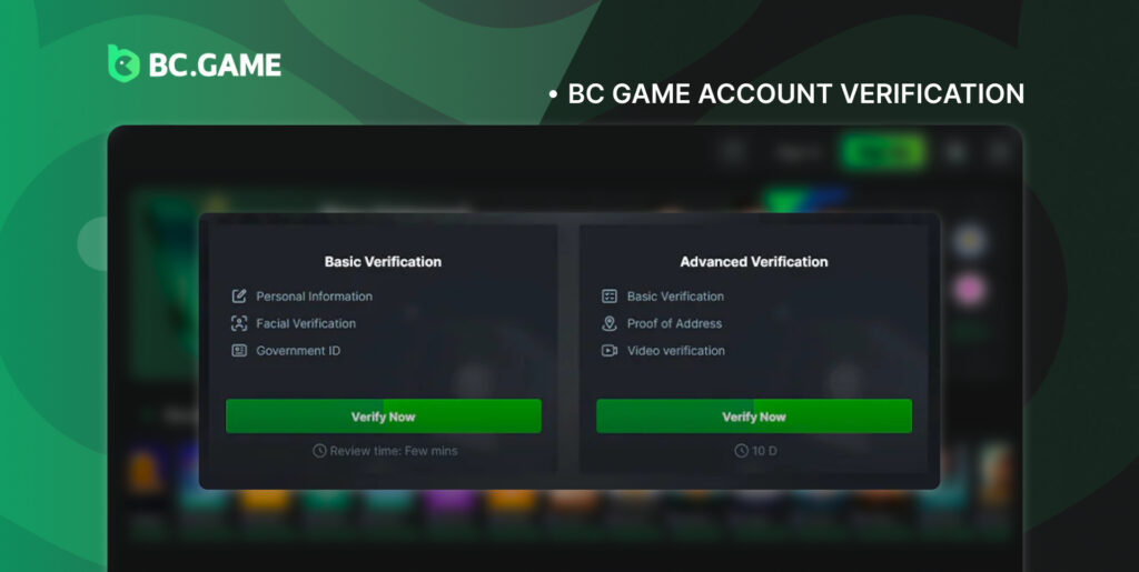 All new clients of the BC game bookmaker undergo a mandatory verification procedure